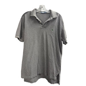 Men's Polo by Ralph Lauren Gray Polo Shirt M